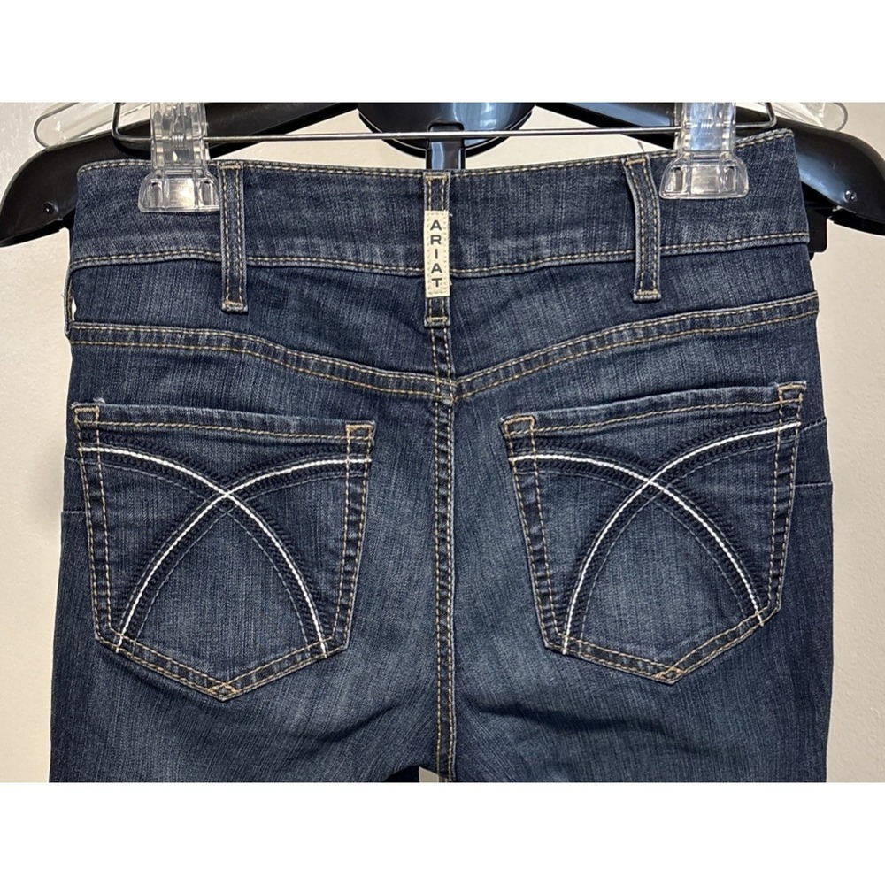 Ariat Jeans Womens Size 27R Blue Lita Real Rosa Perfect Rise Boot Cut Fit